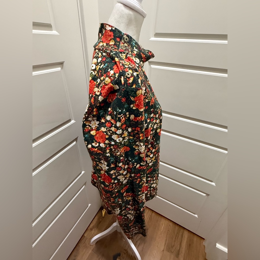 Anthropologie. Maeve Long Sleeve Floral Print Turtleneck. Size XL. - Picture 10 of 12